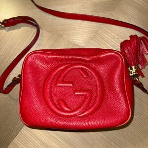 Gucci Soho Disco Red Crossbody Bag